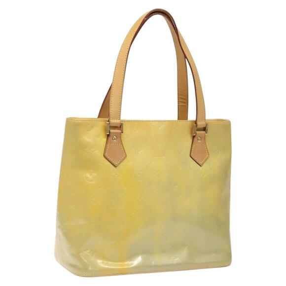 LOUIS VUITTON Monogram Vernis Houston Hand Bag Gris M91053 - Picture 1 of 16